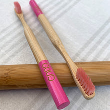 Load image into Gallery viewer, GUUD Brand Bamboo Toothbrush and Travel Case
