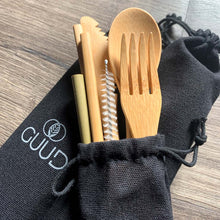 Load image into Gallery viewer, 6-piece Bamboo Cutlery