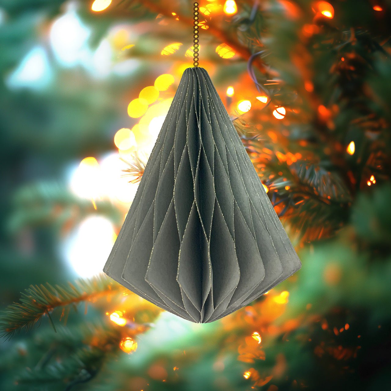 Bicone Handcrafted Honeycomb Christmas Ornaments - GUUD Products