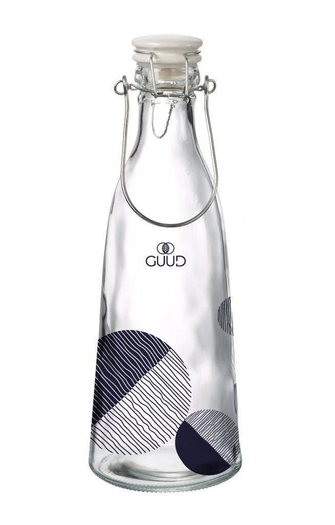 GUUD Brand 17oz Glass Swing - top Bottle - GUUD Products