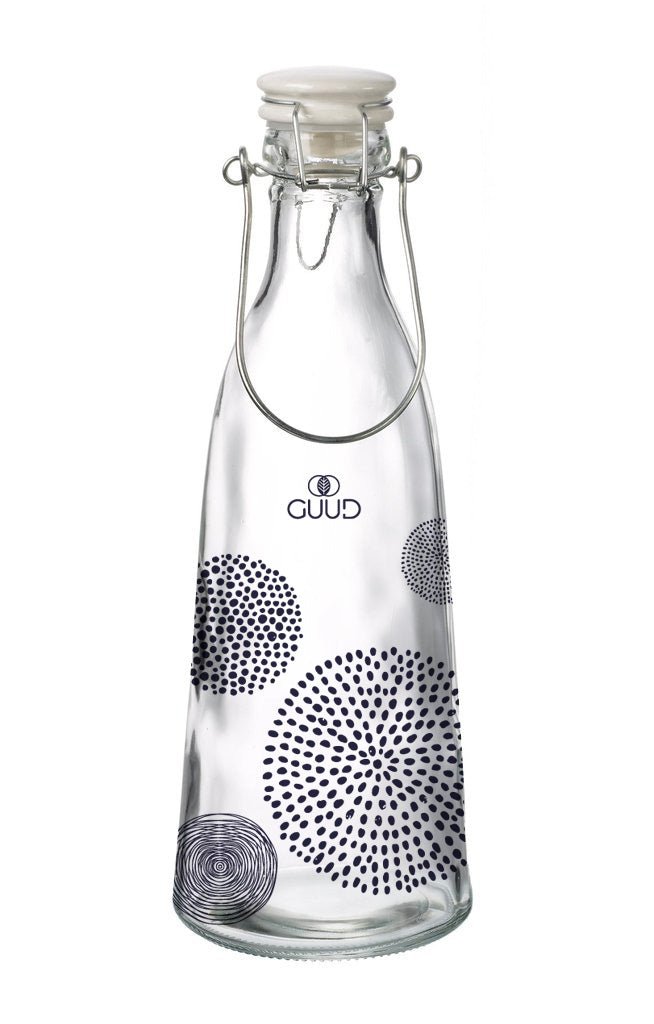 GUUD Brand 17oz Glass Swing - top Bottle - GUUD Products