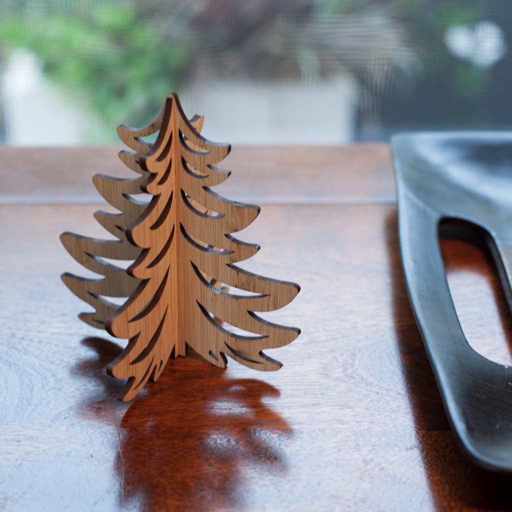 GUUD Brand Bamboo Christmas Tree Table Decorations - GUUD Products