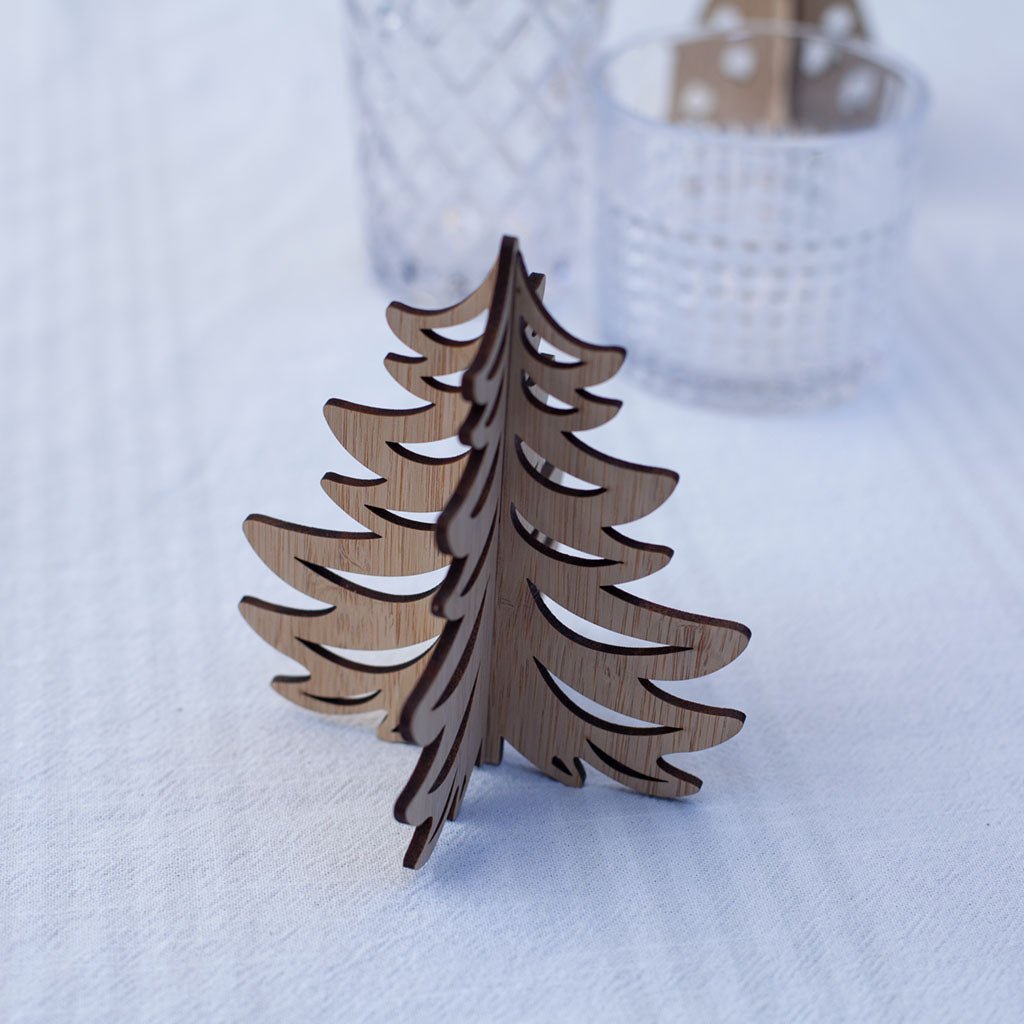 GUUD Brand Bamboo Christmas Tree Table Decorations - GUUD Products