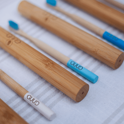 GUUD Brand Bamboo Toothbrush and Travel Case - GUUD Products