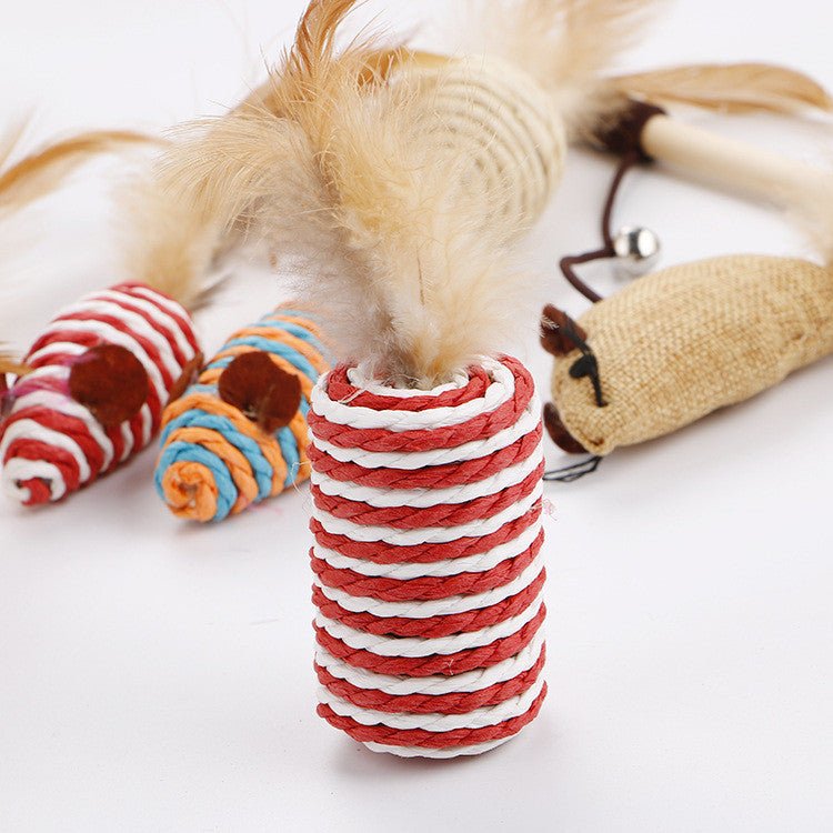 GUUD Kitty All - natural 7 - piece Cat Toy Collection Gift Set - GUUD Products