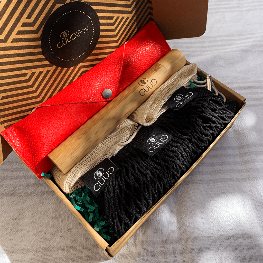 The Little GUUD Box | The Essential Zero Waste Gift Set | Red or Aqua Blue - GUUD Products