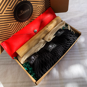 The Little GUUD Box | The Essential Zero Waste Gift Set | Red or Aqua Blue