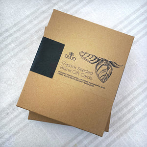 12-pack Seeded Blank Greeting Cards