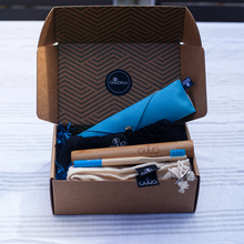 Load image into Gallery viewer, The Little GUUD Box | The Essential Zero Waste Gift Set in BLUE - GUUD Products